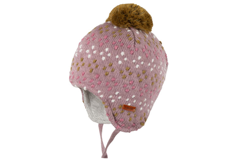 1226 Strickmütze mit Bommel von Pure Pure