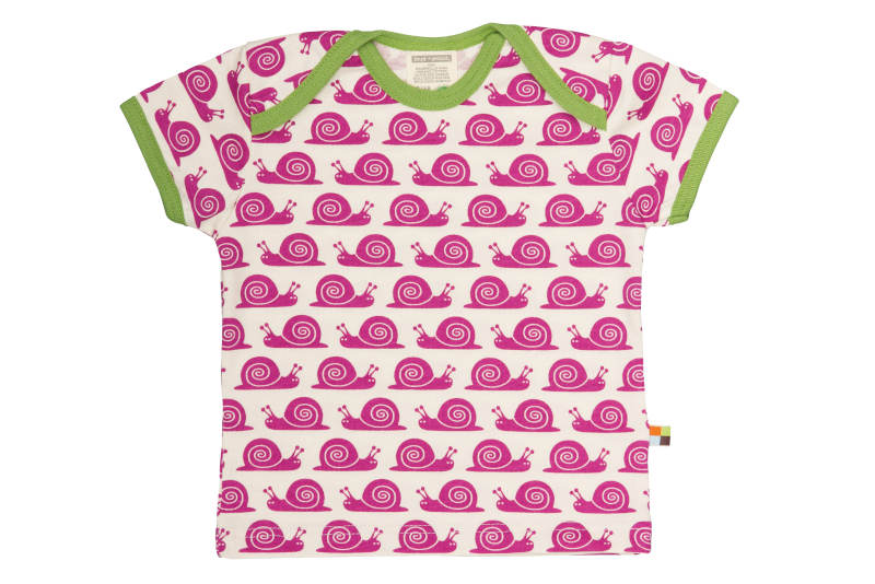 1317 T-Shirt, Loud u. Proud "Schnecken, reine Bio Baumwolle, Gr. 74/80