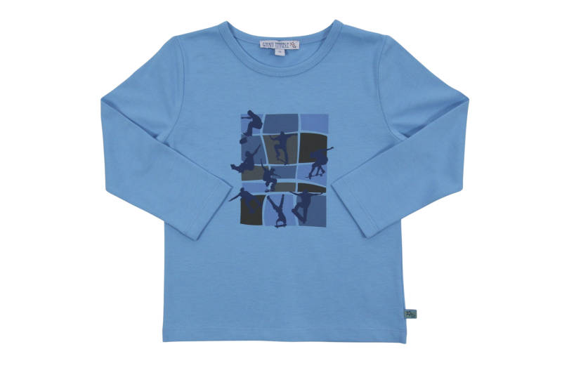 2141 Langarmshirt "Skater" von Enfant Terrible, reine Bio Baumwolle, Gr. 104