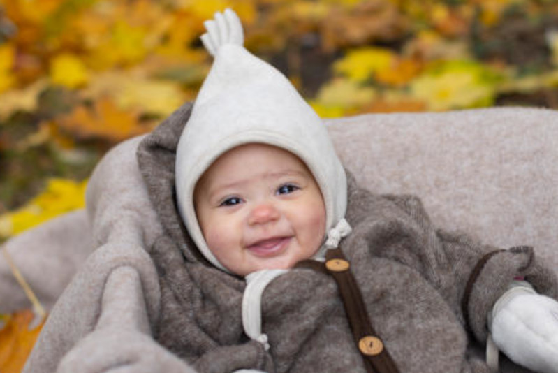 264 Babymütze Wollfleece von Pickapooh