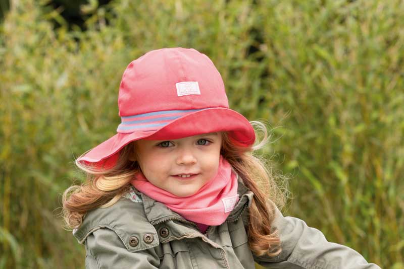 PICKAPOOH Baby Sonnenhut Lasse - Bio-Baumwolle Mit UV-Schutz, Made In Germany