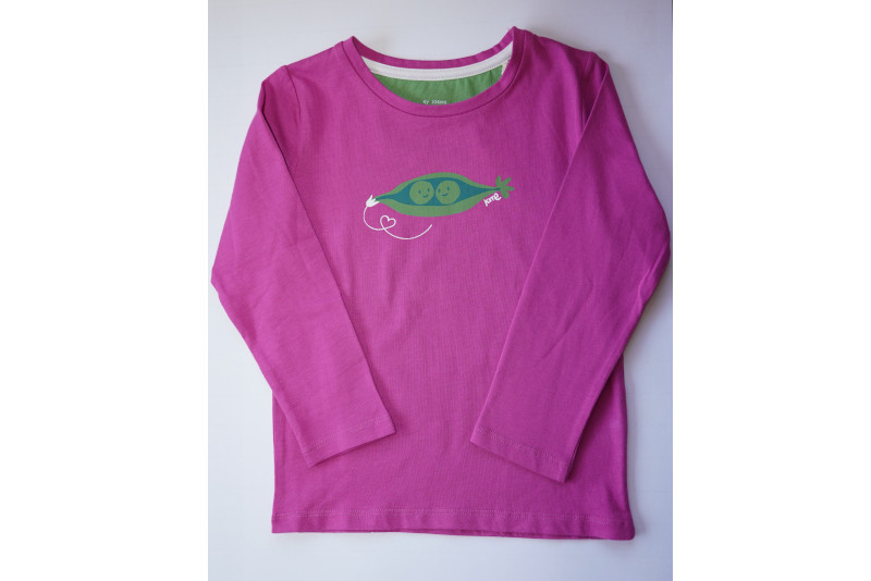 3162 Langarmshirt, reine Bio Baumwolle v. Kite,Gr. 98,110, 116