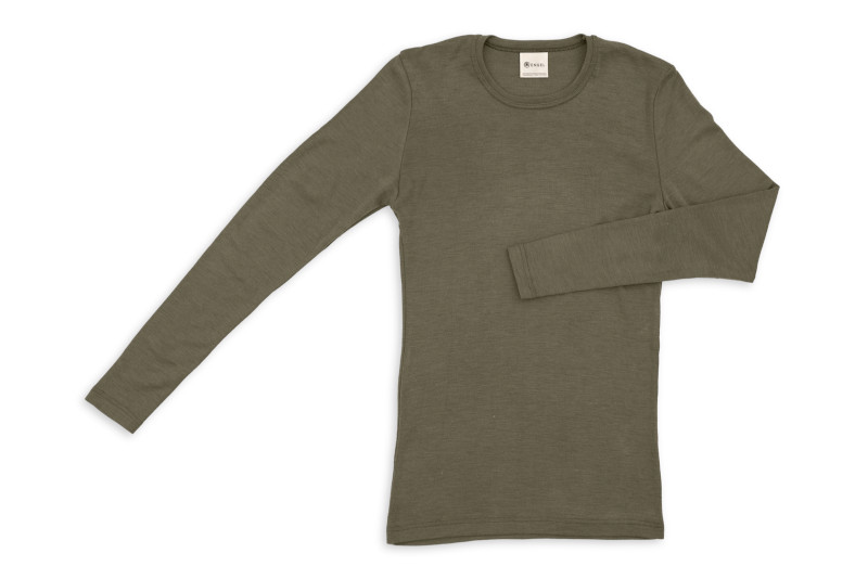 574 Herren Langarmshirt, Wolle/Seide v. Engel Natur, Gr. 54/56