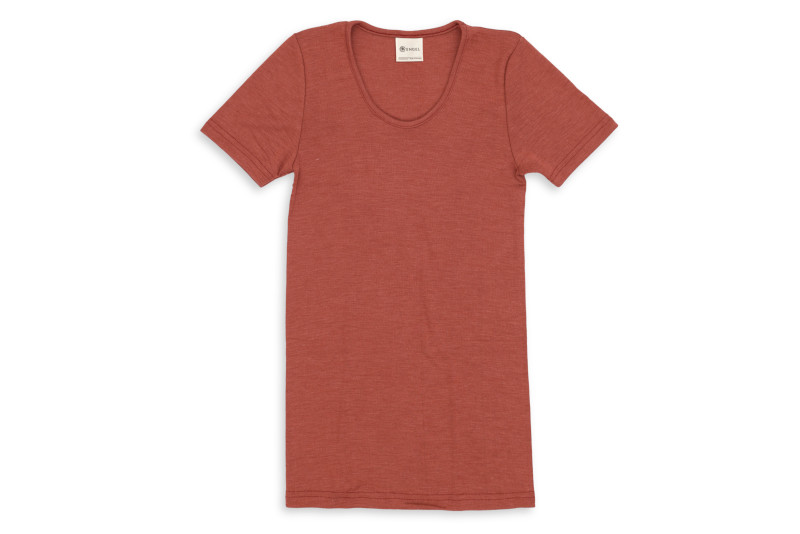 790 Damen Kurzarmshirt, Wolle/Seide v. Engel Natur,Gr. 46/48